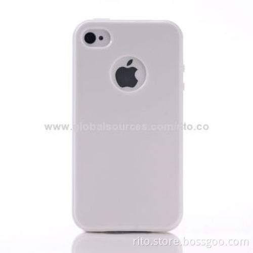 New Cell Phone Case for iPhone 4/4s, iPhone 5/5s with Logo Cutout